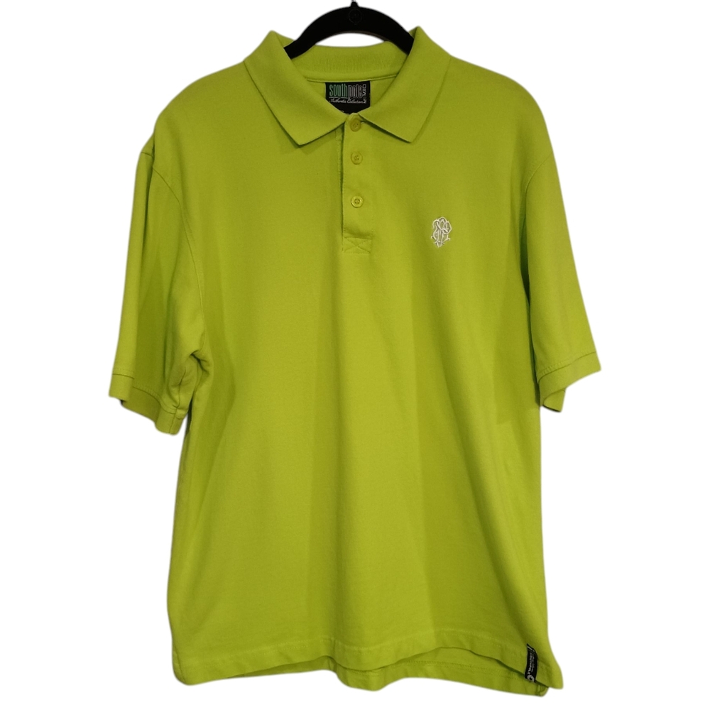 South Pole Authentic Collection Mens Lime Green Size Large Polo Shirt